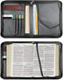 Belidome Lion Bible Cover for Men, Large PU Leather Bible Bag with Pockets, Waterproof Portable Organizer