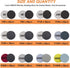 279PCS 1Inch Accessories,60-10000 Sanding Discs and Drum for Dremel Tool Grit Hook and Loop Sandpaper for Polishing