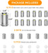 12 Pack Mini Lights, Warm White Mini LED Spotlight, Small LED Lights for Crafts, Small Display Light Battery Powered