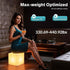 16 4 (12 inch) Rechargeable LED Cube Chair, Colors Remote Conctrol Glow Furniture Stool Table with Lighting Modes, LED