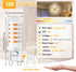 G9 Bulb Dimmable 4W 40 2700K T4 G9 9 Bulb 120V 400LM 10 Pack LED Equivalent Watt, Warm White, Bi-pin Base Halogen