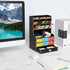 Marbrasse Black Wooden Desk Organizer, Multi-Functional Pen Holder, Storage Rack for School Home Office Art Supplies
