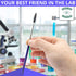 Micro Lab Spoon/Scoop Spatula with Vinyl Handle and Stainless Steel Blade