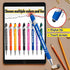 Coregiftr Personalised Pens Custom Engraved Ballpoint Pen with Stylus Tip Retractable Customized Click Ink Pen
