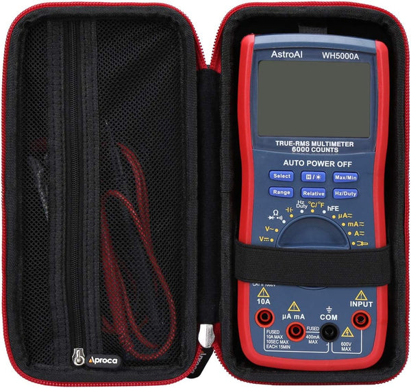 Aproca Hard Storage Travel Case for AstroAI Digital Multimeter TRMS 6000 Counts Volt Meter