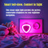 3 Pack Heart Shape Night Lights, Cute Nursery Nightlight with Light Sensors, Auto Dusk to Dawn Sensor, Soft Glow, Ideal