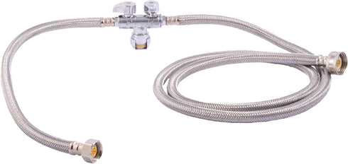 SharkBite 1/2 Inch Push to Connect x 3/4 Inch FHT Dishwasher Installation Kit, 60 Inch
