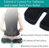 HxLmn Cushion,10-Inch Tailbone Large Pressure Relief Office Car Seat Extended U-Cutout,Sciatica & Back Coccyx Pain