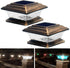 HUYIENO Solar Post Cap Lights Outdoor LED Lighting Deck Fence Cap Light