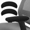 guduling 2-Pack Desk Chair Arm Covers,Black Office Chair Arm Rest Cover,Stretchable & Removable