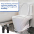 BOHUIZ 6 Pack Toilet Seat Hinge Bolt Screws, Metal Toilet Seat Bolts Stainless Expanding Rubber Seat Cover Screws