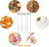 50 Pack Clear 65ML Plastic Test Tubes with Screw Caps for Candy, Bath Salts, Spices, and Party Favors