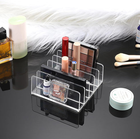 Hipiwe 2-Pack Acrylic File Organizer, 5 Slots Letter Sorter for Sorting Mail & Documents on Desktop