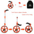 Zozen Distance Measuring Wheel with Marking Flags, Collapsible Industrial Measuring Wheel with Carrying Bag