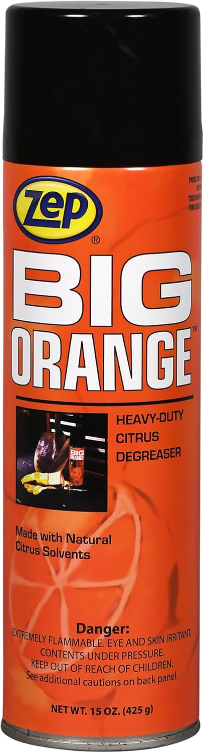 Zep Big Orange Heavy-Duty Citrus Degreaser Aerosol - 15 Oz (Pack of