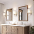2 Pack Indoor Wall Sconces, Bath Vanity Light Fixtures Wall Mounted Lighting with White Frosted Glass Shade, White