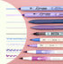 WRITECH Journaling Kit, Gel Ink Pens/Retractable Highlighters/Dual Tip Brush Pens/Fineliner Pens, Smooth Writing Assorted Colors Journaling Supplies, 9 Count with Pen Bag (Haze blue & purple) by WRITECH