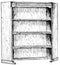 Woodcraft Project Paper Plan To Build Corner Bookshelf - Material Not Included