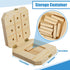 9 Hole Wooden Pegboard for Occupational Therapy Nine Hole Peg Test to Improve Fine Motor Coordination, Finger Dexterity, Concentration and Increase Reactionary Speed