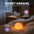 Dimmable Shell Bedside Table Lamp with Wireless Charger - Stepless Nightstand Light for Bedroom & Dorm - Aesthetic