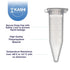 5mL Centrifuge Tube with Safe Lock Snap Cap, 300/Pack, Clear Tubes with Graduation