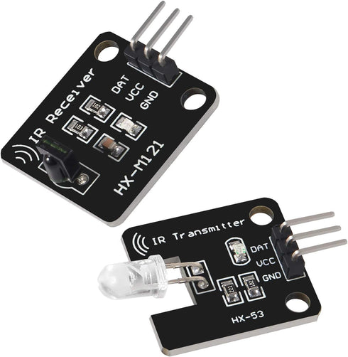 10Pcs Digital 38khz IR Receiver Sensor Module + 10Pcs 38khz IR Transmitter Sensor Module Kit for Electronics