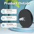 6PCS 1/4inch DIYMAG Magnet Screw Hole Strong Rubber Coated Magnets Magnetic License Plate Holder Mounting Heavy Duty