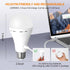 HOJOYRI 2Packs Bulbs E26 Bulb Bulb, 2200mAh/Dimmable/Timer Magic Rechargeable Light with Remote Control, Cordless