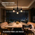 Dimmable G16.5 Bulb 2700K 4W, 40 E26 Bulb, Bulbs 90+CRI 400LM, 12 Pack GvvooHome Light Warm White, watt Equivalent, LED