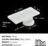 Bookshelf Organizer Tool Align Books A Spirit Level for Books Plastic Bookend Book Shelf Guide for Home Office Library