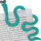 Clip Bookmarks for Kids, Wally The Bookworm Cute Bookmark and Page Holder, Unique Gift Idea for Book Lovers (Turquoise)