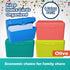 Olivo 3x5 Index Card Holder Box, Flash Note Card Organizer Case, 4 Colors Pack for 3 x 5 Index Card Storage