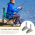 2pcs 5-Position Toddmomy Black Steel Self-Locking Furniture Folding Hinges with Adjustable Ratchet for Sofa and Tatami