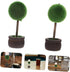 2pcs Elegant Mini Potted Plants - Greenery Table Photo Holders
