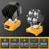 20V 40W 6000LM 20V 120Adjustable Azocek LED Work Light Compatible with Dewalt Battery, Flashlight, Battery Cordless