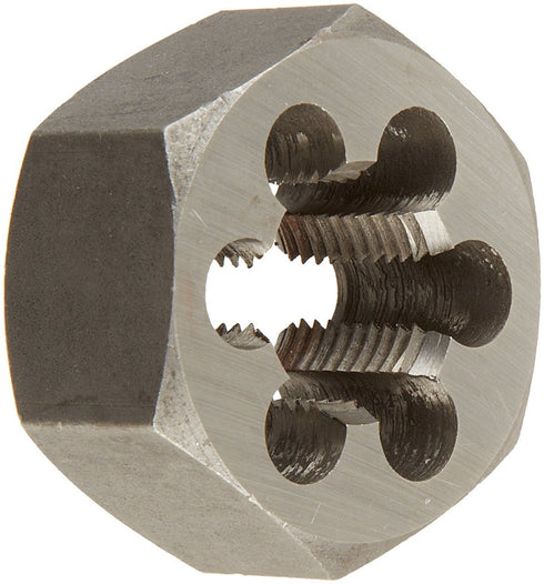 Drill America DWTHX3824LH 3/8"-24 Carbon Steel Left Hand Hex Rethreading Die, DWT Series