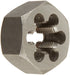 Drill America DWTHX3824LH 3/8"-24 Carbon Steel Left Hand Hex Rethreading Die, DWT Series