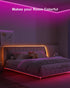 4.92ft Bluetooth RGB COB Led Strip Lights with Remote, Dimmable Smart App Light Strip, Color Changing Music Sync for