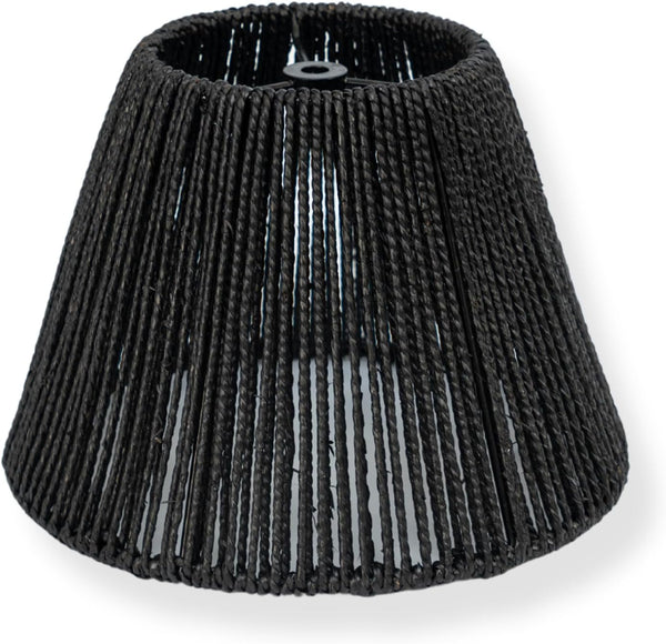 Wicker Seagrass Lamp Shade, Rustic Farmhouse Bell Lampshade Replacement for Table and