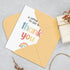 Simple Thank You Rainbow Card for Man WomanA little Card to Say Big Thank You, with Envelope Sticker