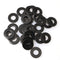 40Pcs M5 Flat Washer Metal Gasket for Bolts and Screws, 304 Stainless Steel Black Zinc Hardware Fitting Accessories