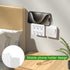 6 Outlet Wall Adapter, FiiMan UL Listed 3-Prong Grounded Outlet Side Access Adapter, White