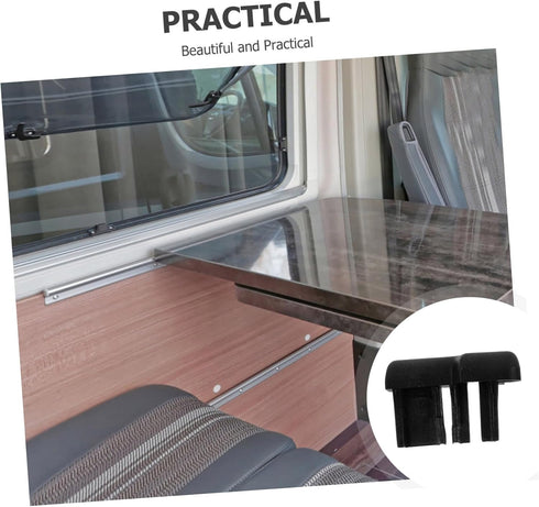 2pcs Table Leg Protectors Foldable Floor Protectors for Rv Home Use Concealed Design for Stability Compact Portable