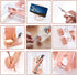 Office Desk Organizers, Rose Gold 13PCS Supplies and Accessories, Acrylic Stapler, Clips, Scissor, Tape Dispenser