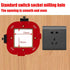 Lightdream 2-Piece 4-in-1 4 Rounded Corner Router Template, Aluminium Alloy Edge Guide Radius Template, Complete