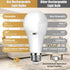 Yochoice Bulb Dimmable A19 Bulb 9 3 Bulb Non-Hardwired2 Pack Rechargeable Battery Operated Light with Remote Control