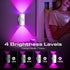 4-Level Closet, 2-Pack Rechargeable RGB Motion Sensor Night Light, Color Changing LED Night Light with Stick-on Magnet