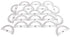 hand2mind Clear Plastic Student Math Protractor Set, Pack of 100 for Classroom