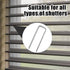 40 Bonsicoky Pcs Window Blind Louvers Staples - Plantation Shutter Repair Kit - Shutter Repair Pins for Window Repairs