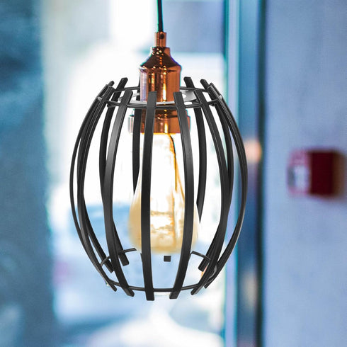 6.29X5.51X5.51 Inch GANAZONO Geometric Pendant Light Shade Hollowed Metal Lampshade Modern Hanging Lampshade Cover